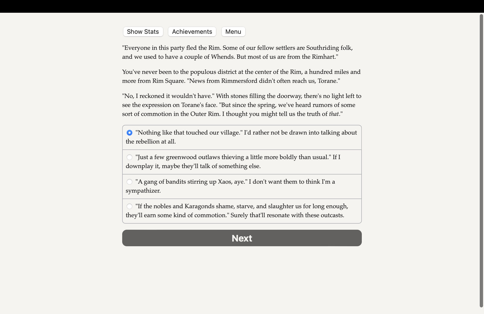 Choice of Rebels: Stormwright - Screenshot 1