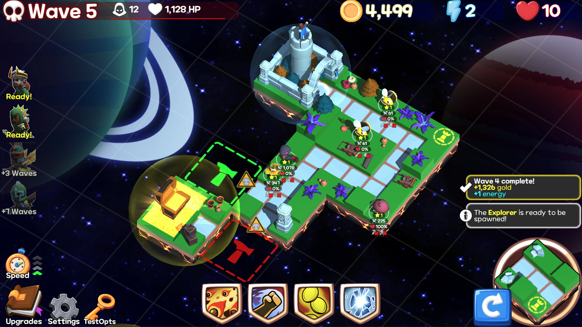 Monster Tiles TD - Screenshot 1