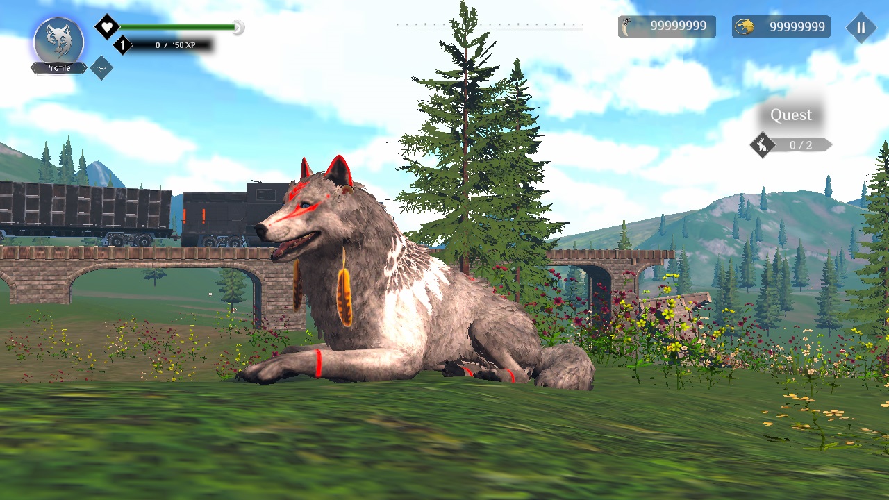 Wolf Simulator - Screenshot 2