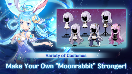 Idle Moon Rabbit: AFK RPG - Screenshot 2