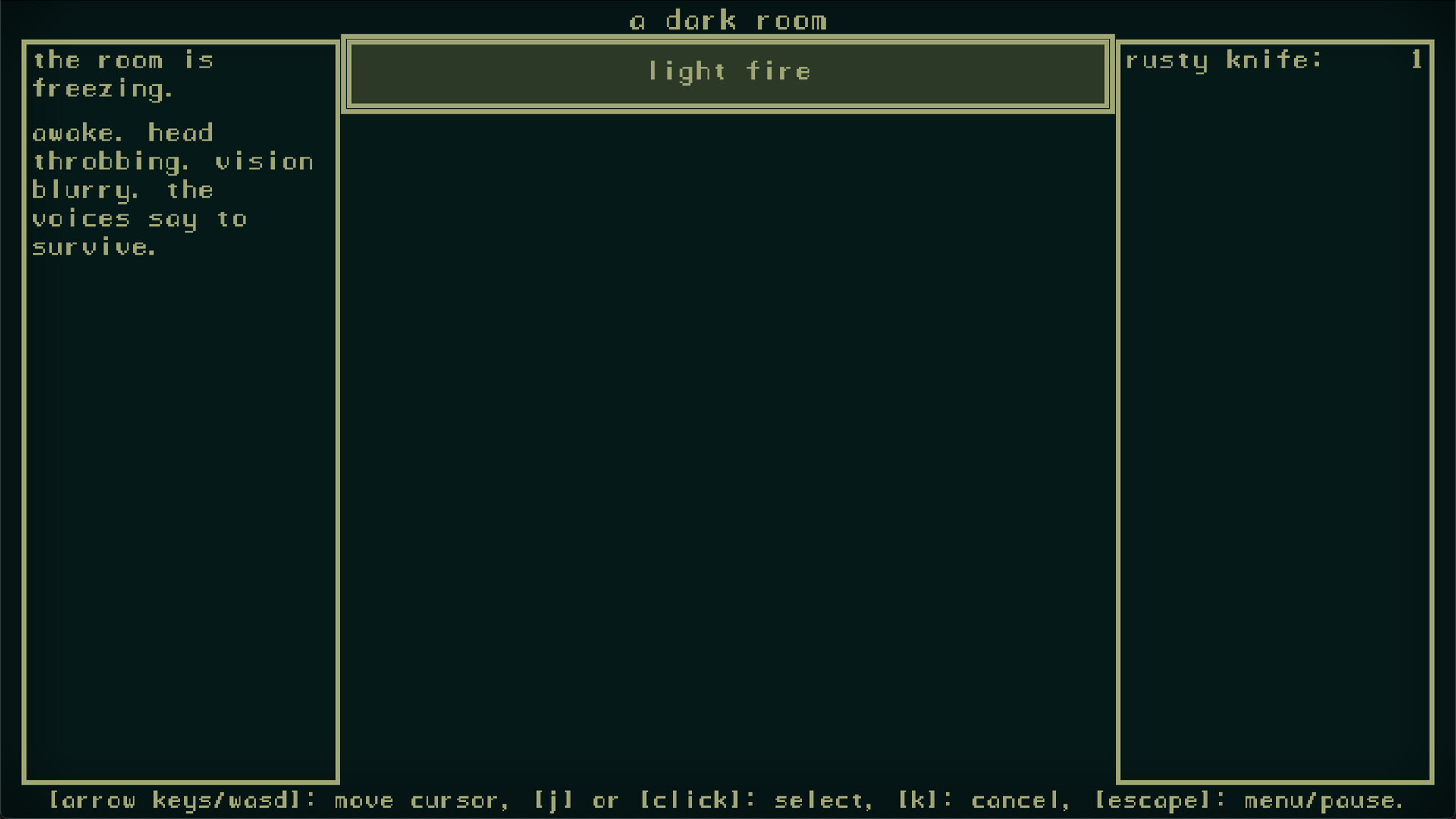 A Dark Room - Screenshot 6