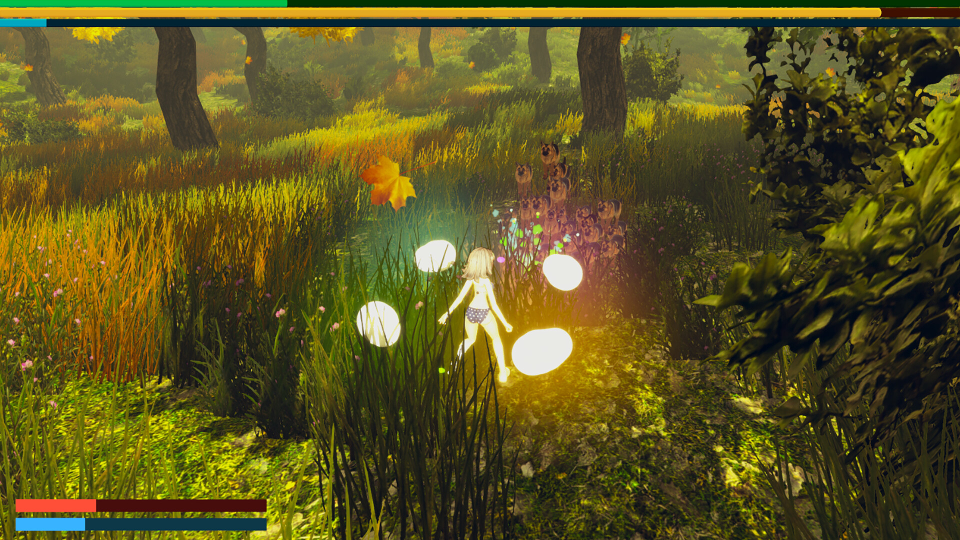 The Golden Girl Pulls and Licks the Dog - Screenshot 2