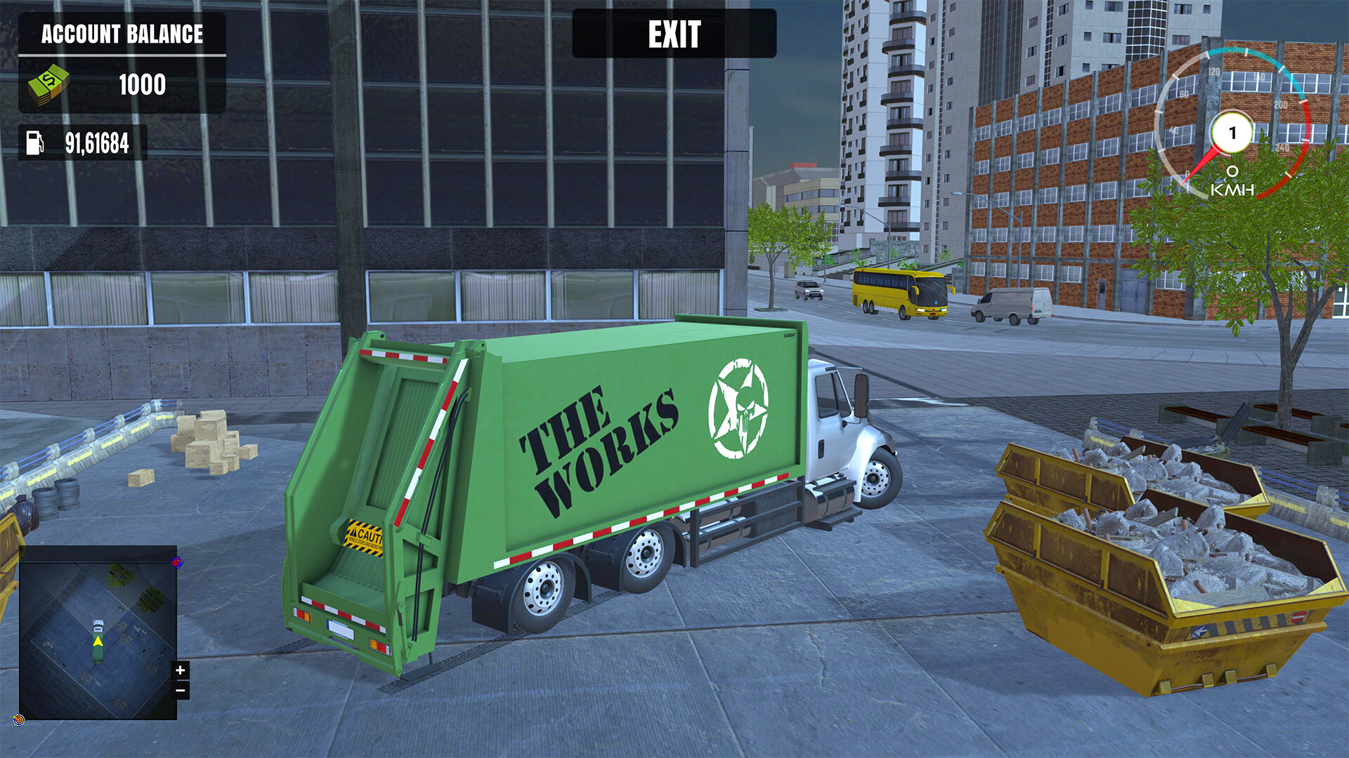 Garbage Truck Driving Simulator - Screenshot 5
