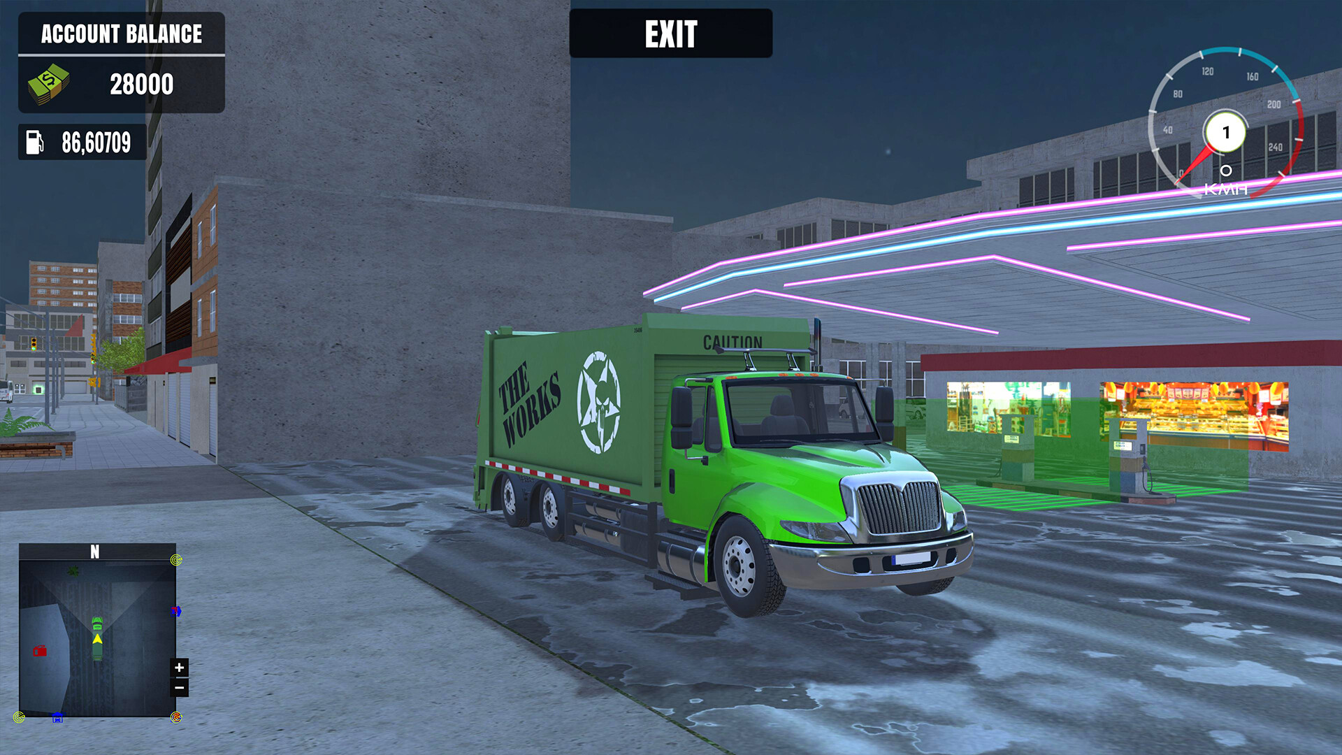 Garbage Truck Driving Simulator - Screenshot 3