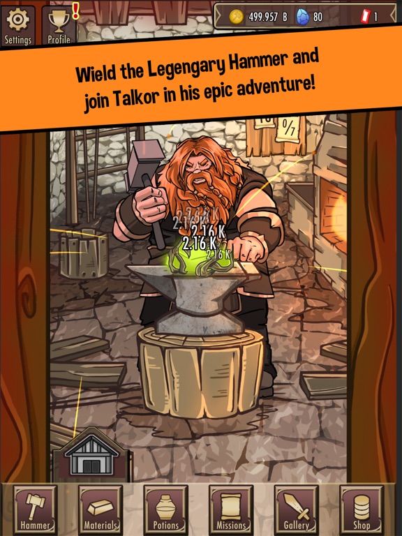 Medieval Clicker Blacksmith - Screenshot 5