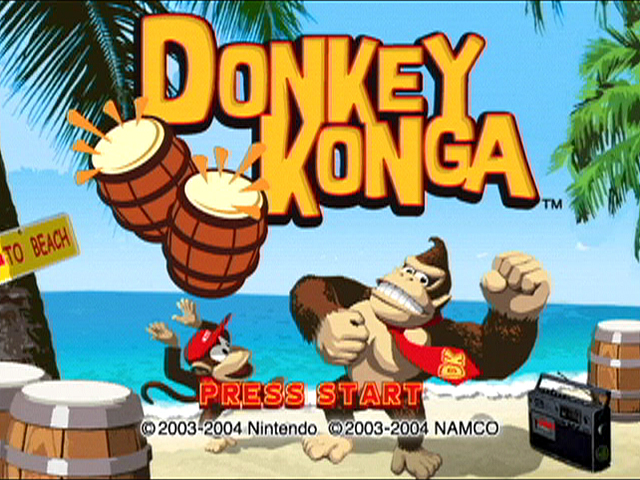 Donkey Konga gameplay screenshot 2