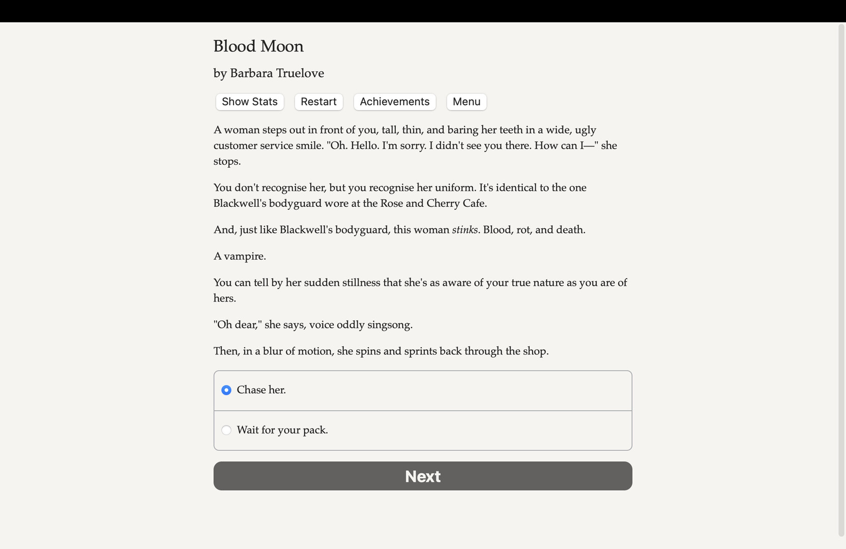 Blood Moon - Screenshot 1