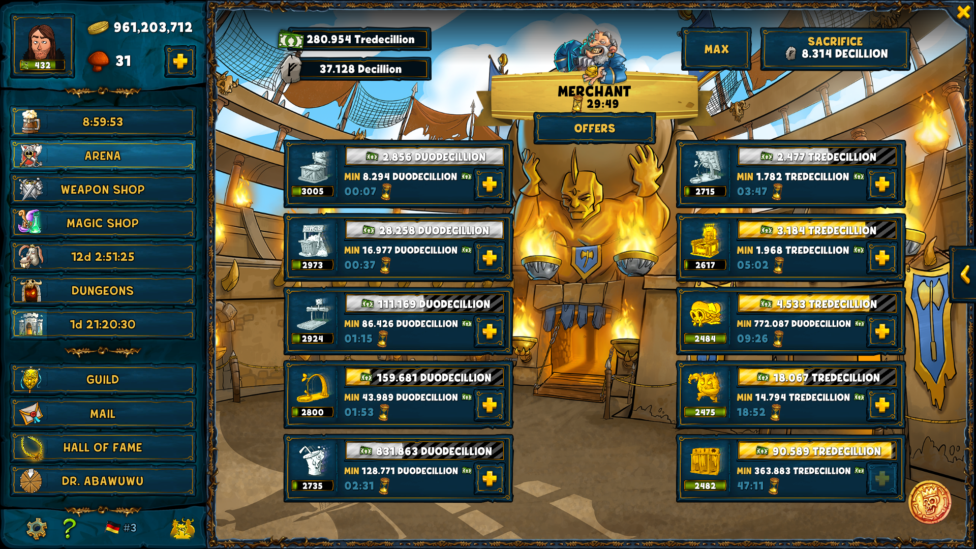 Shakes and Fidget - Screenshot 4