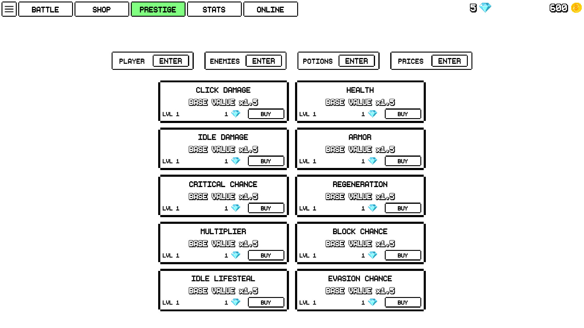 One Life Clicker - Screenshot 1