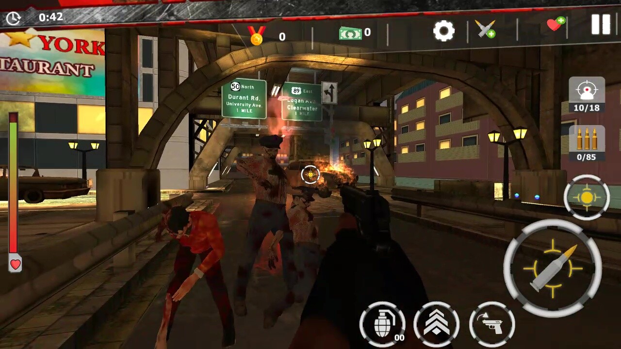 Zombie Survivor: Undead City Attack - Screenshot 2