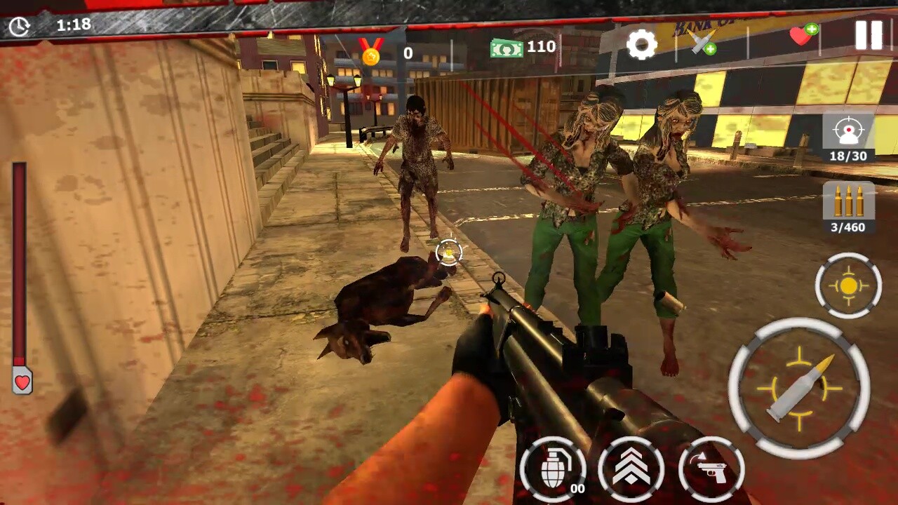 Zombie Survivor: Undead City Attack - Screenshot 1