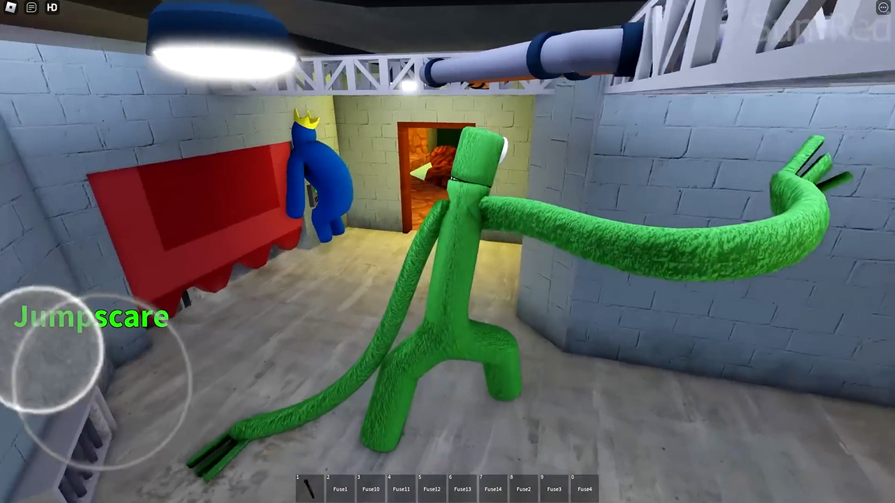 RAINBOW FRIENDS New Update ALL JUMPSCARES GREEN 