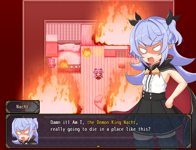 Nacht-sama is quitting being the demon king! - Screenshot 1