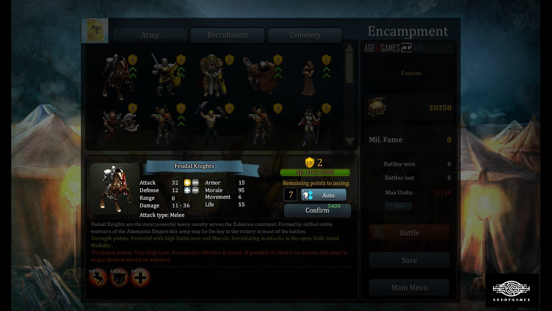 Fantasy Kommander: Eukarion Wars - Screenshot 3