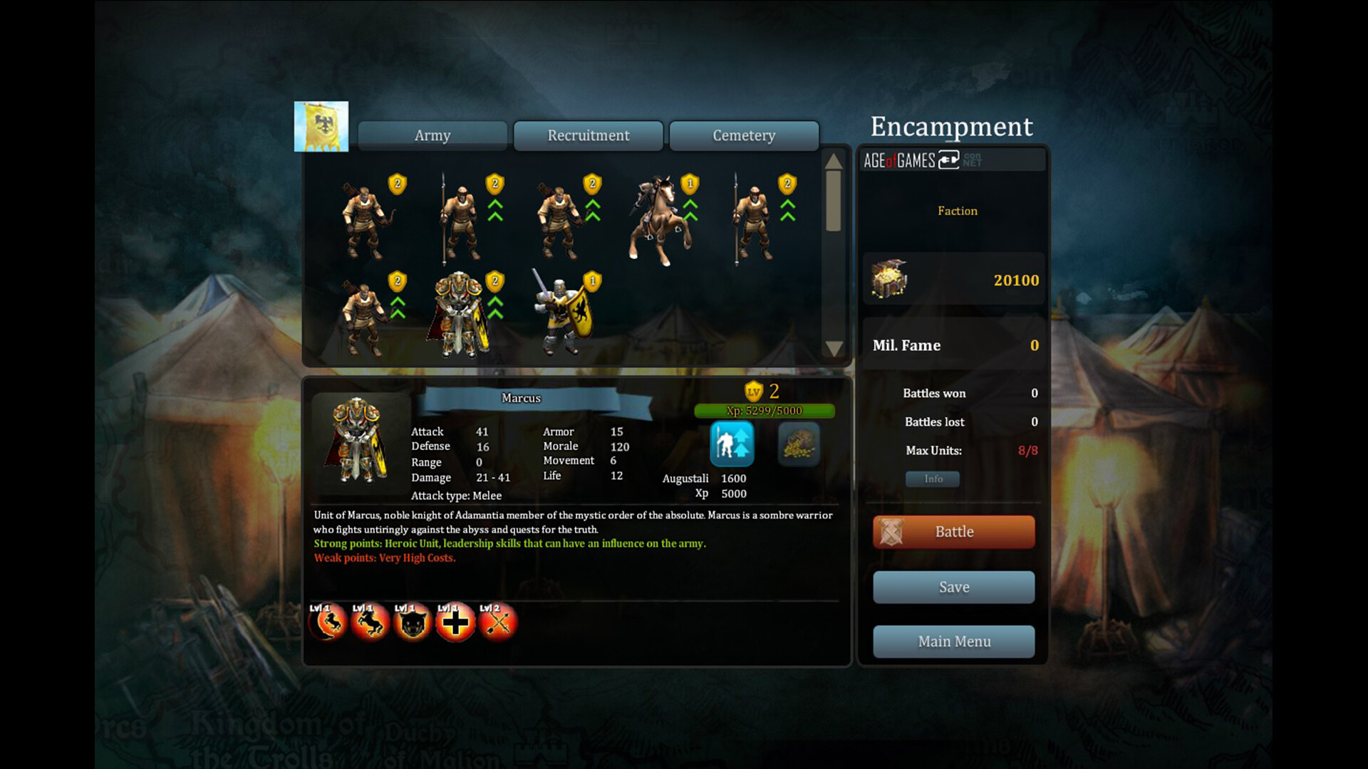 Fantasy Kommander: Eukarion Wars - Screenshot 5