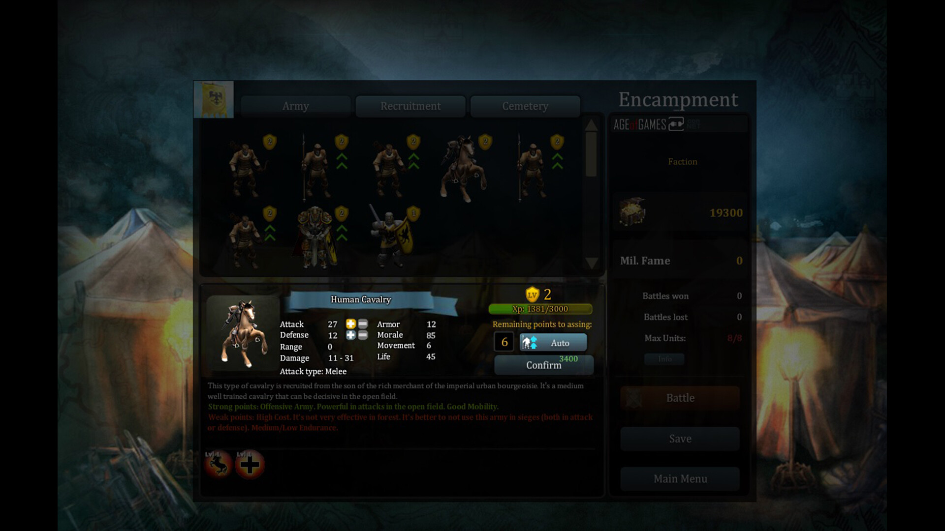 Fantasy Kommander: Eukarion Wars - Screenshot 19