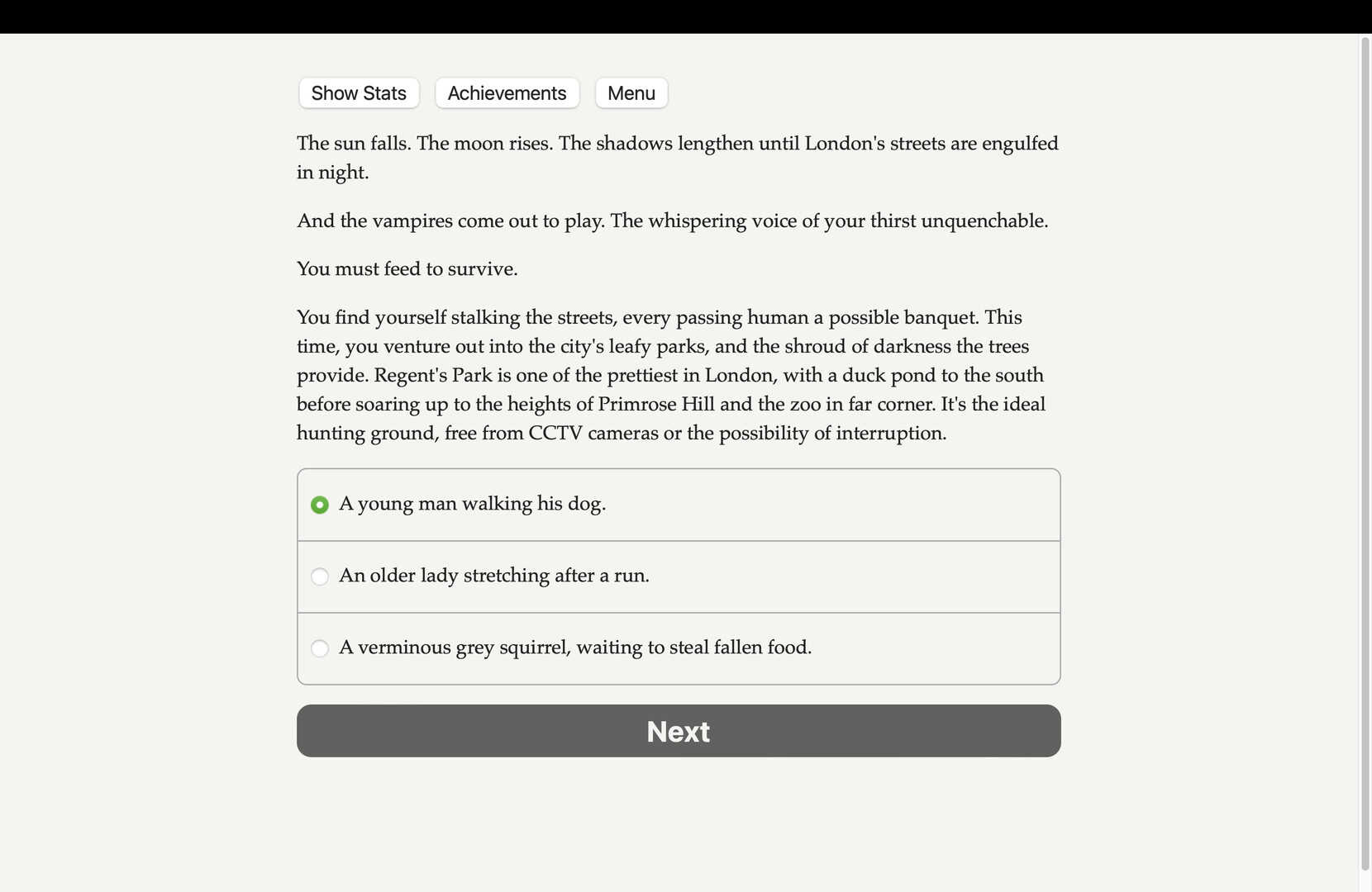 Vampire's Kiss - Screenshot 2