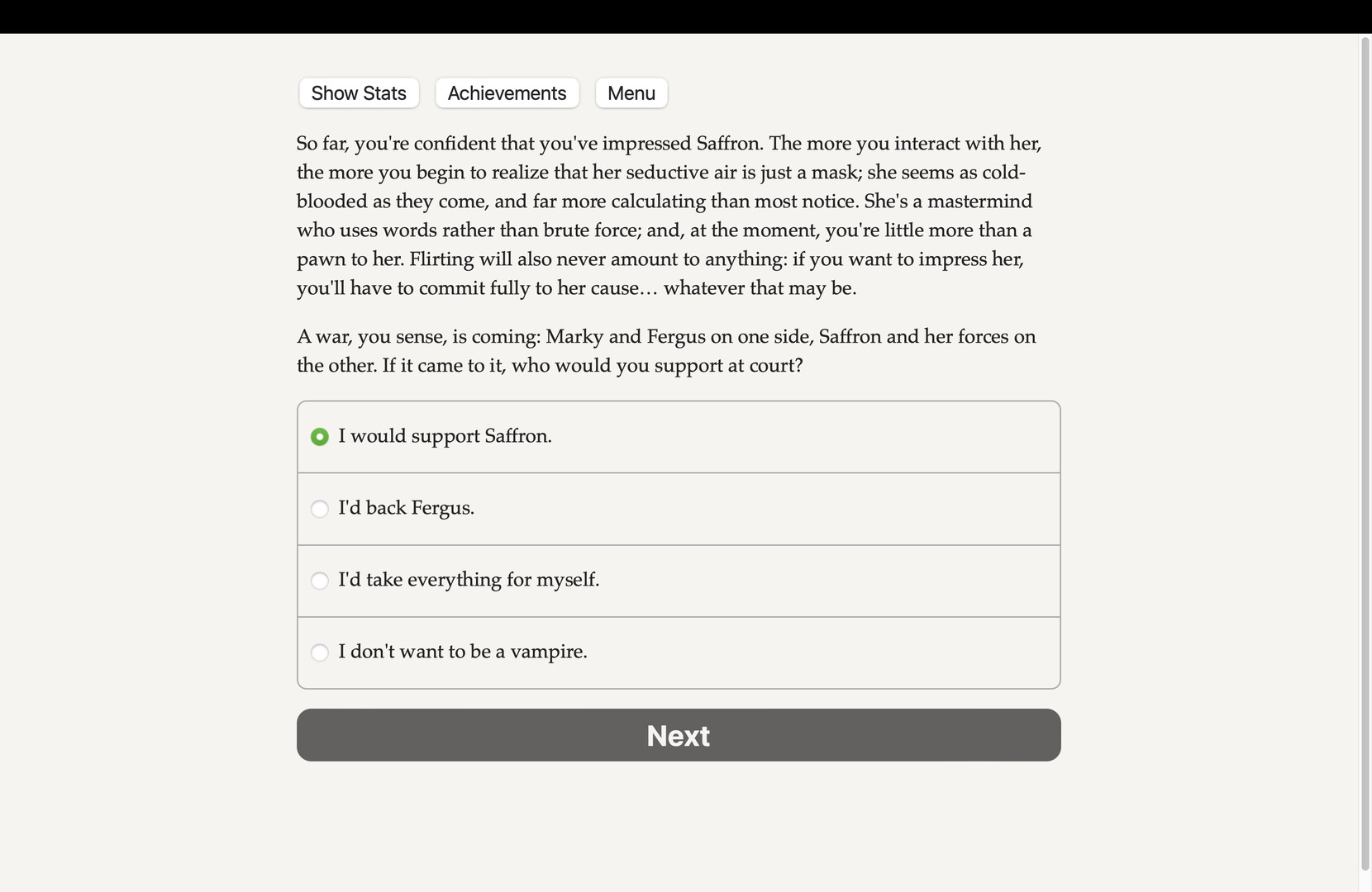Vampire's Kiss - Screenshot 4
