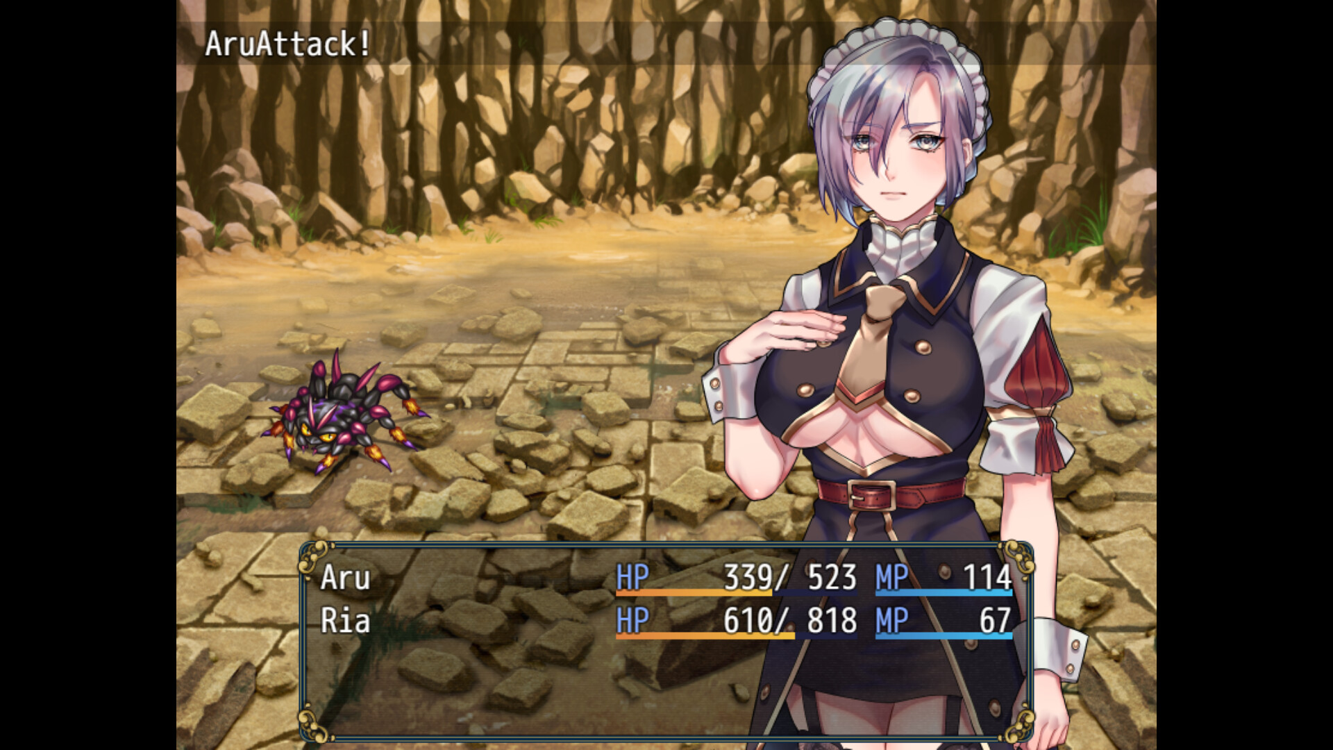 Maid Slaves & Golden Dungeon - Screenshot 1