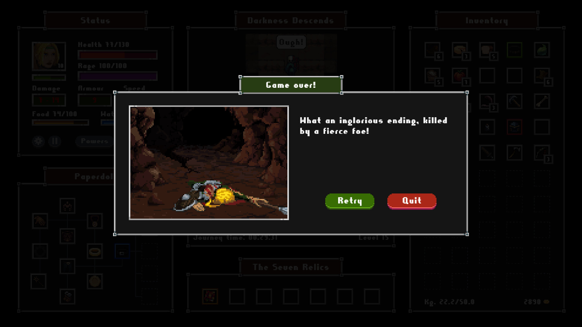 The Crazy Hyper-Dungeon Chronicles - Screenshot 1