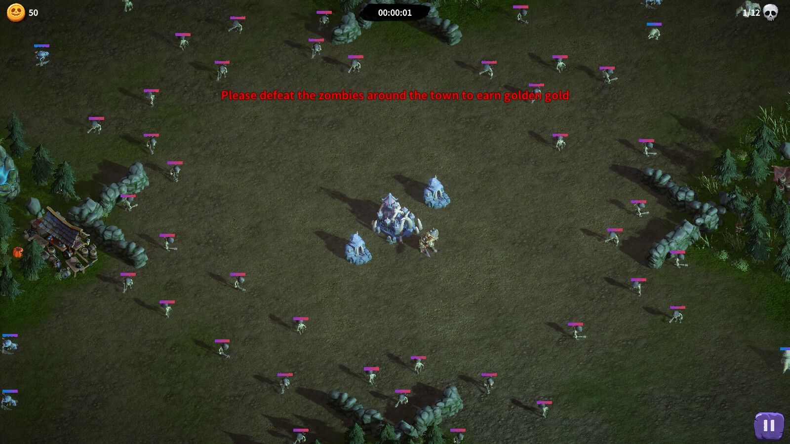 Halloween Defense - Screenshot 3