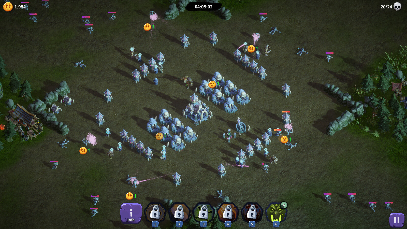 Halloween Defense - Screenshot 2