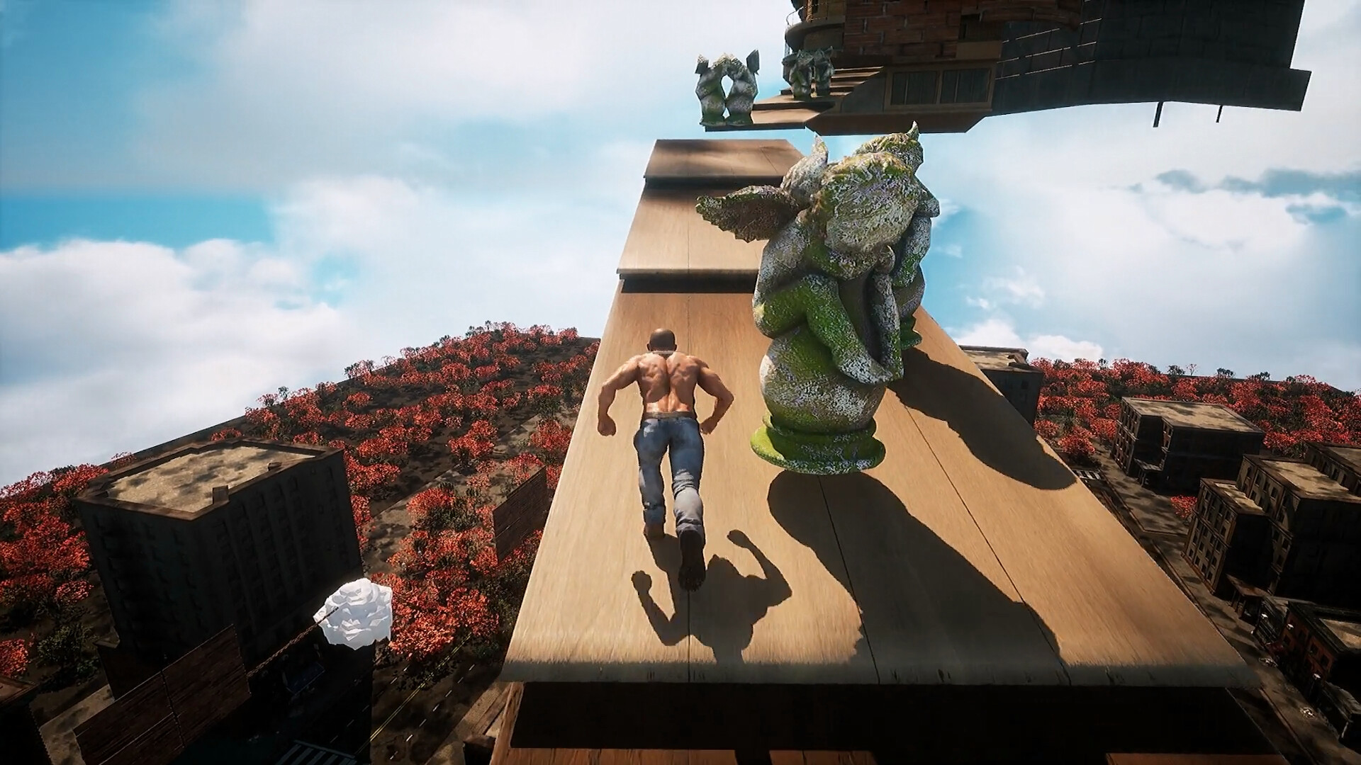 Strong man parkour - Screenshot 2