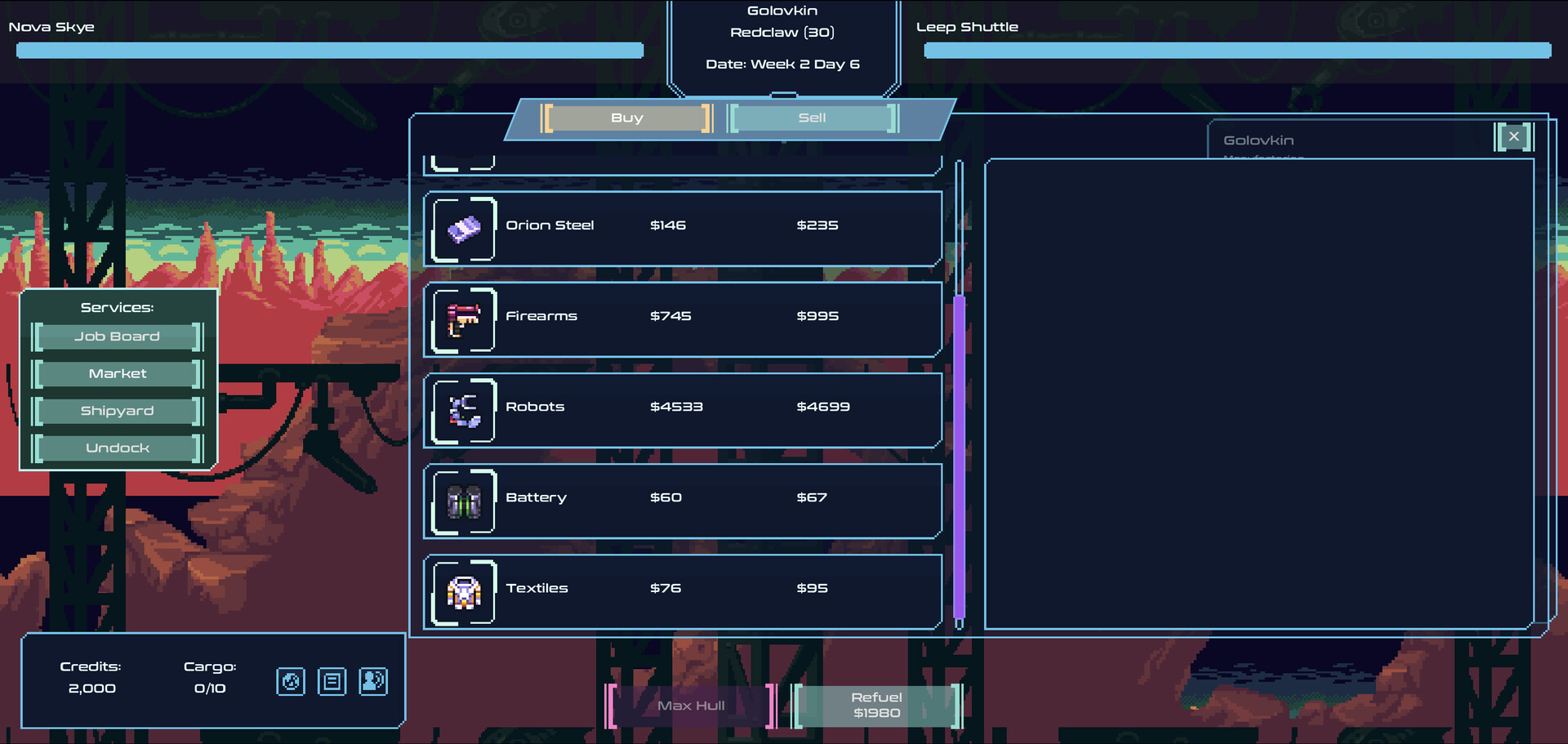 Spaceport Trading Company - Screenshot 3