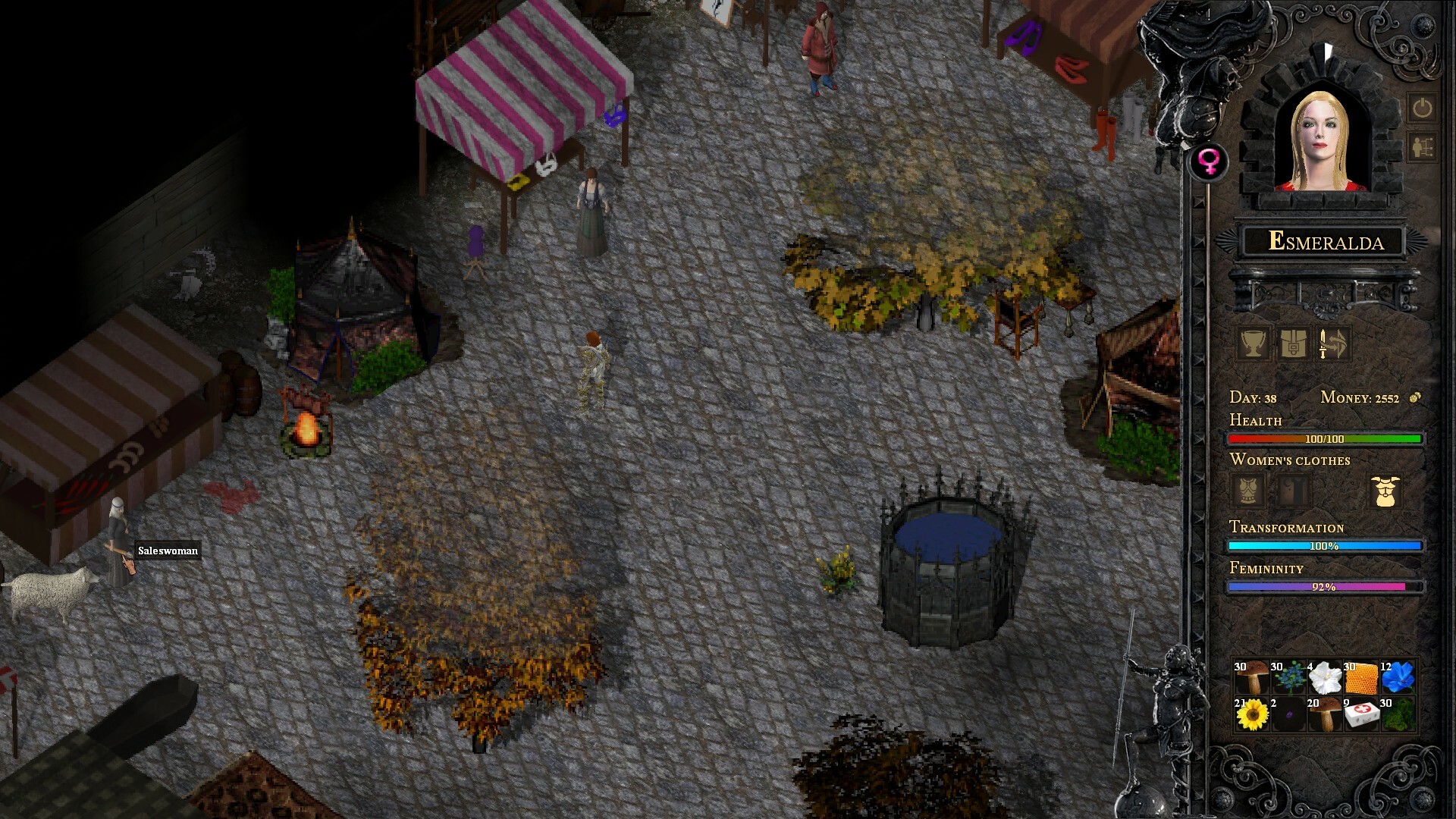 The Desire of the Amazons - Screenshot 1