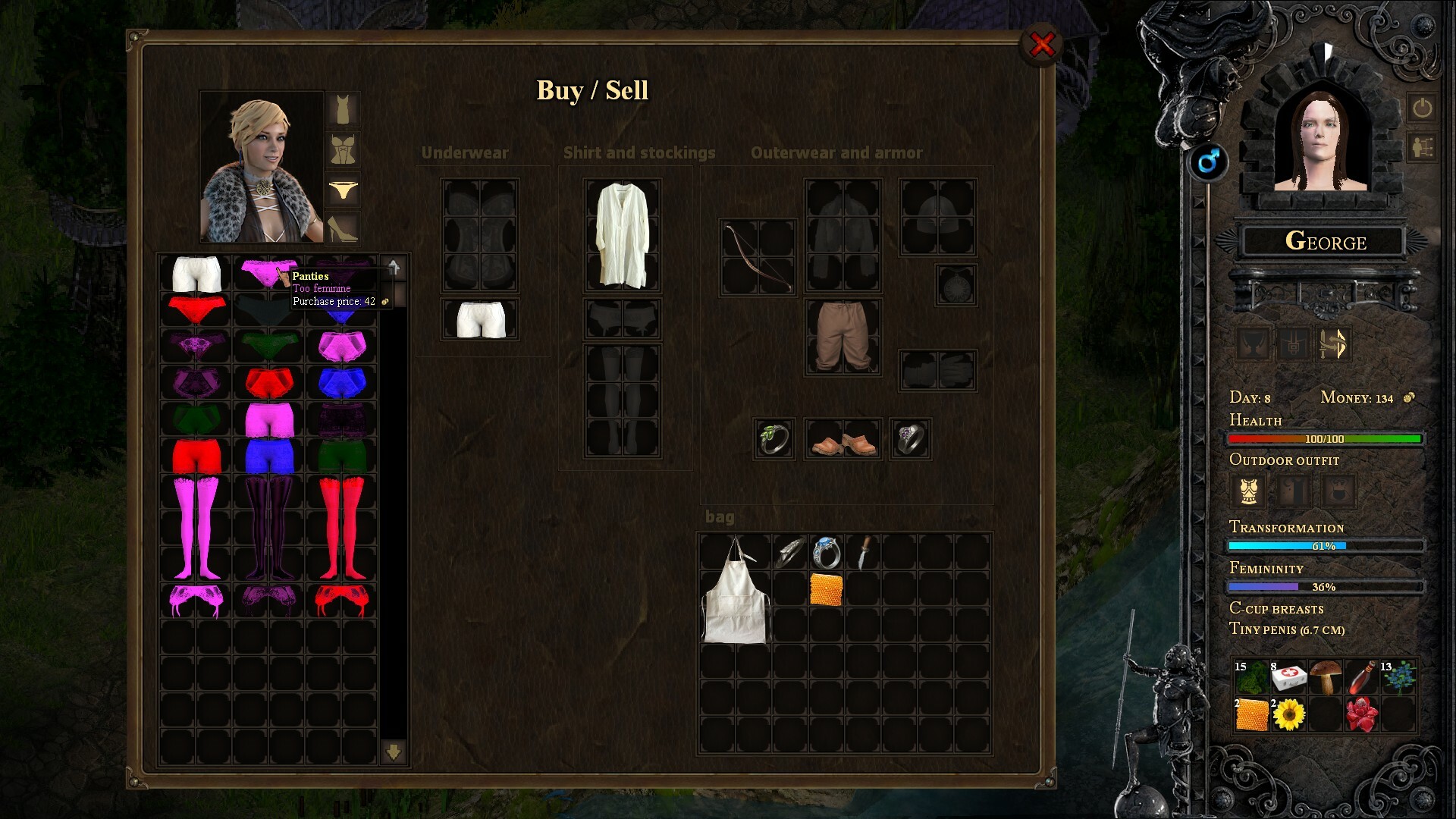 The Desire of the Amazons - Screenshot 2