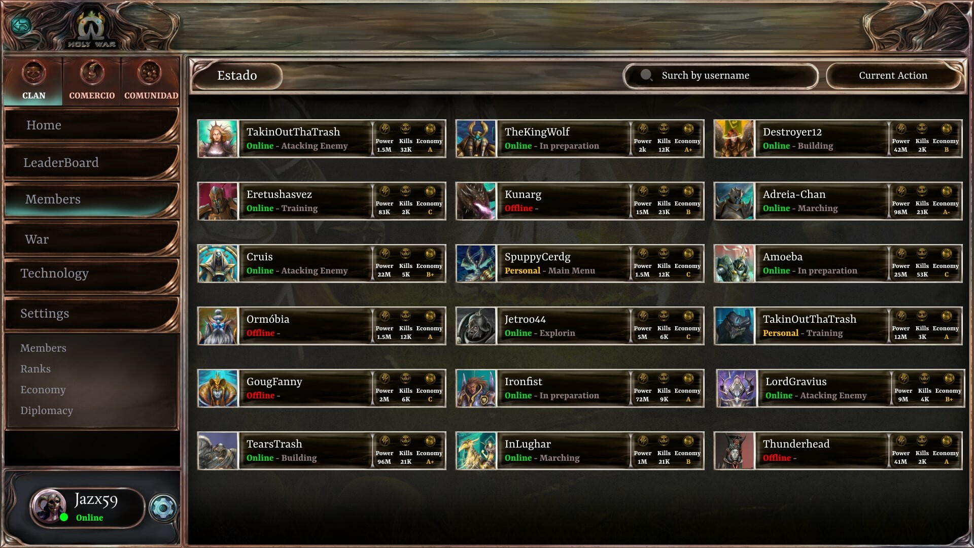 Holy War - Screenshot 4