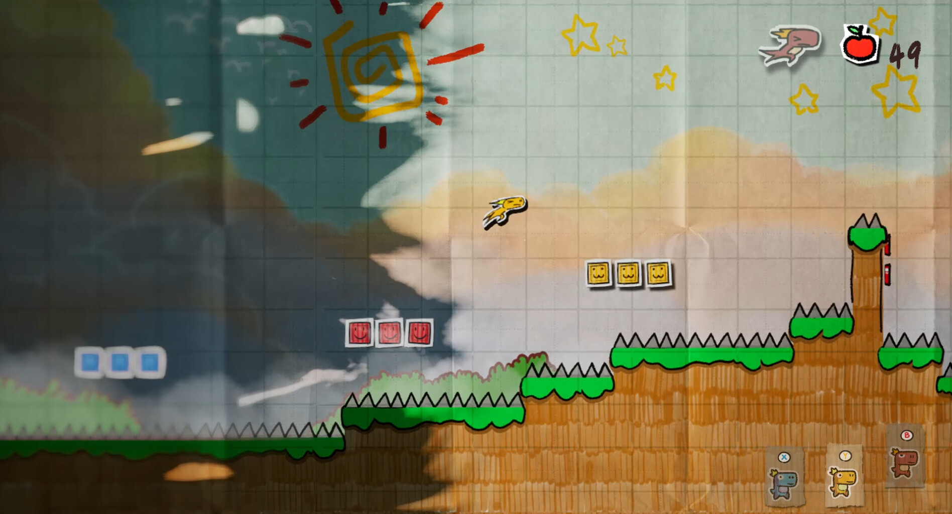 Doodle Adventure of Chameleon - Screenshot 1