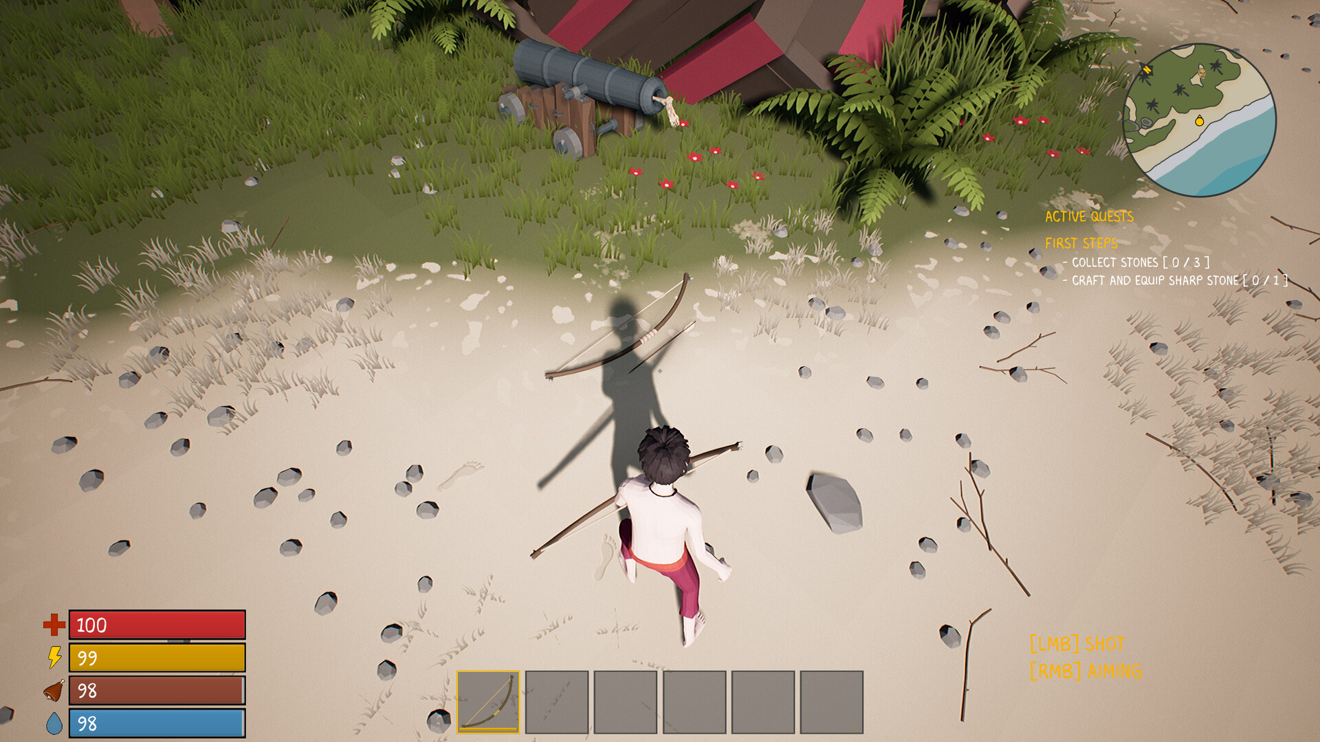 Survival Dead Poly: Bow - Screenshot 2