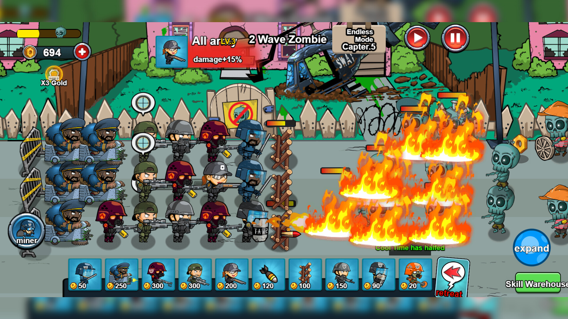 Special Forces War: Zombie Attack - Screenshot 2