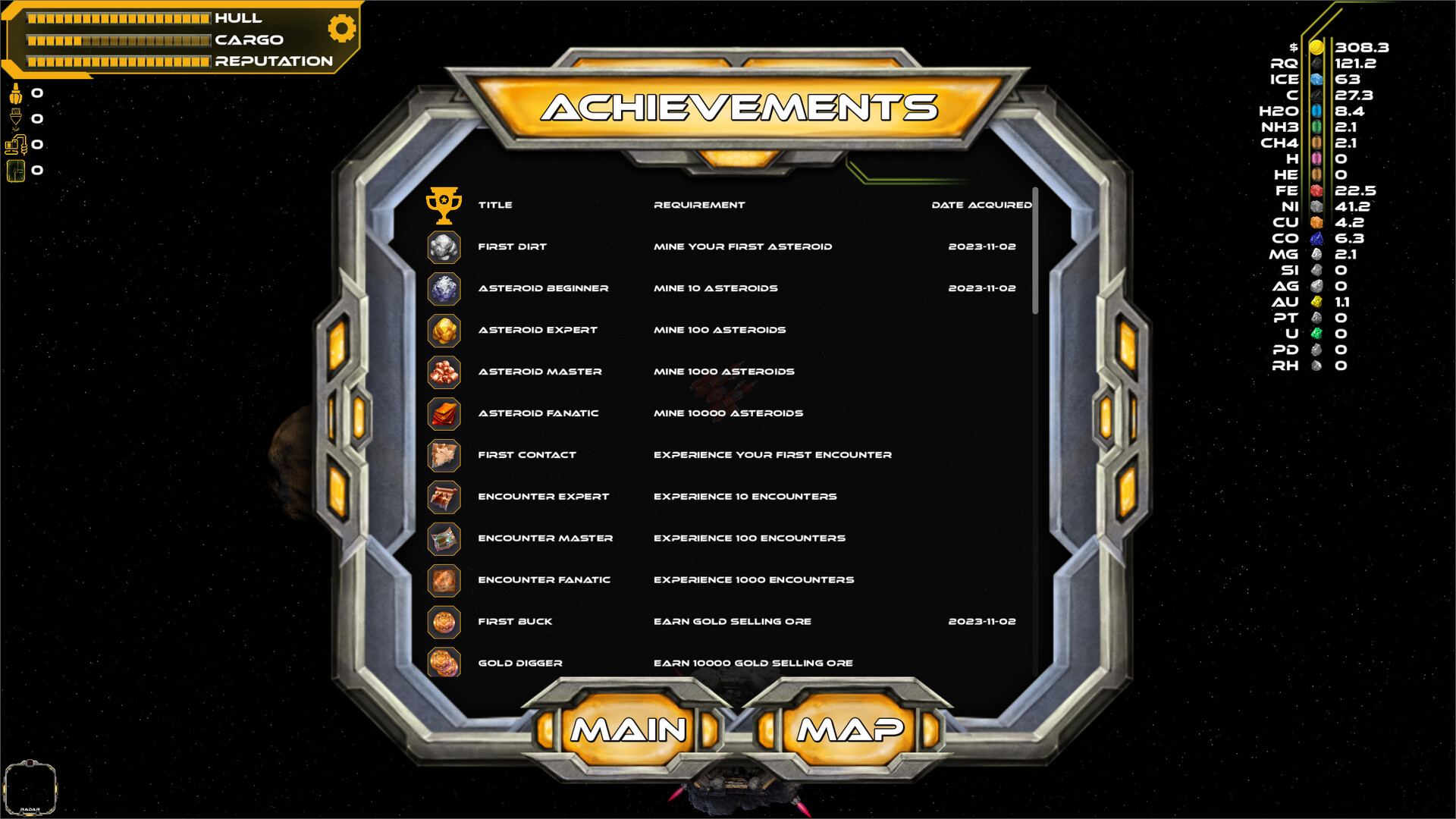 Space Miner: Idle Adventures - Screenshot 1