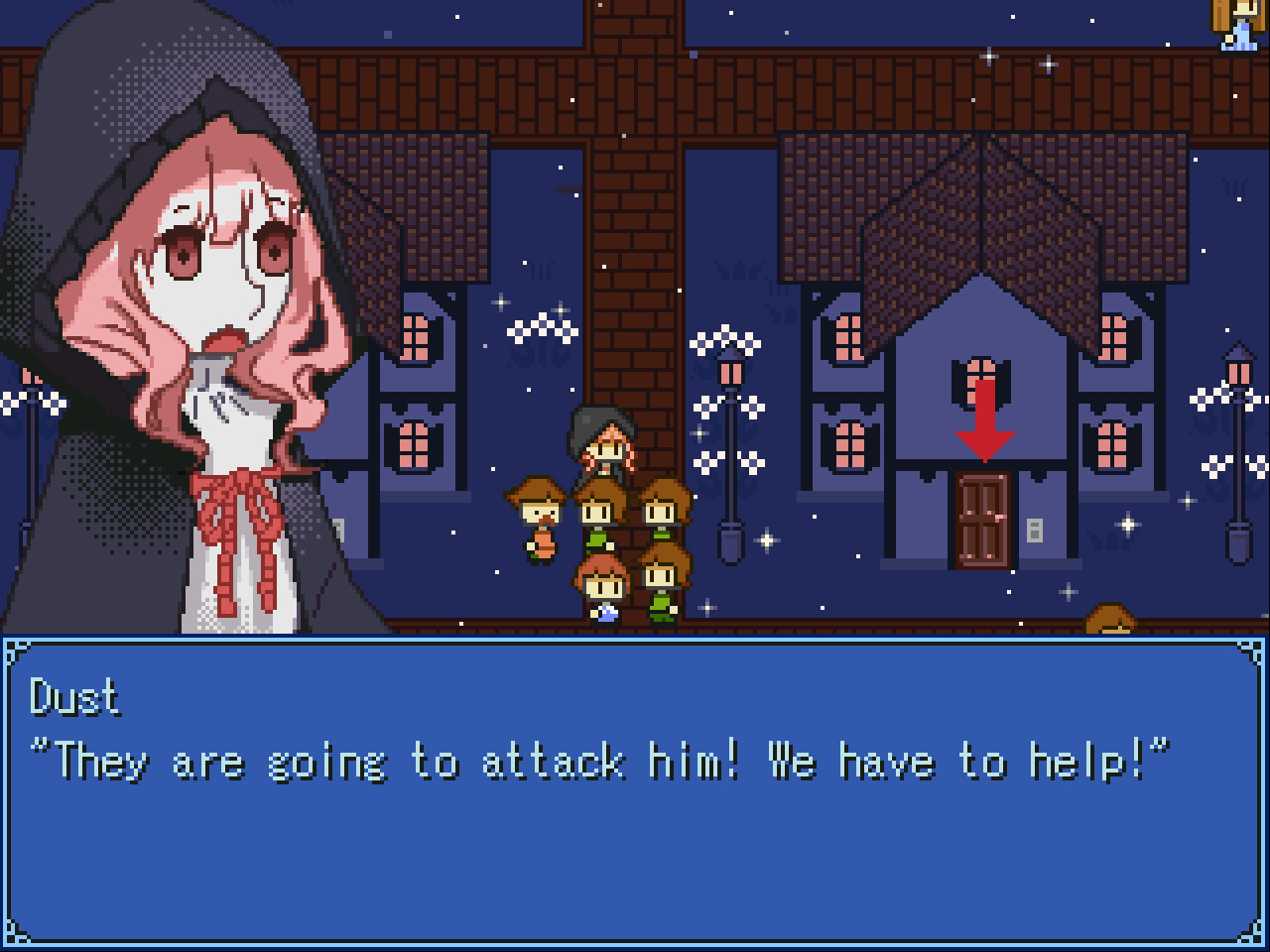 Night, Hood and the Mysterious Traveller - Screenshot 1