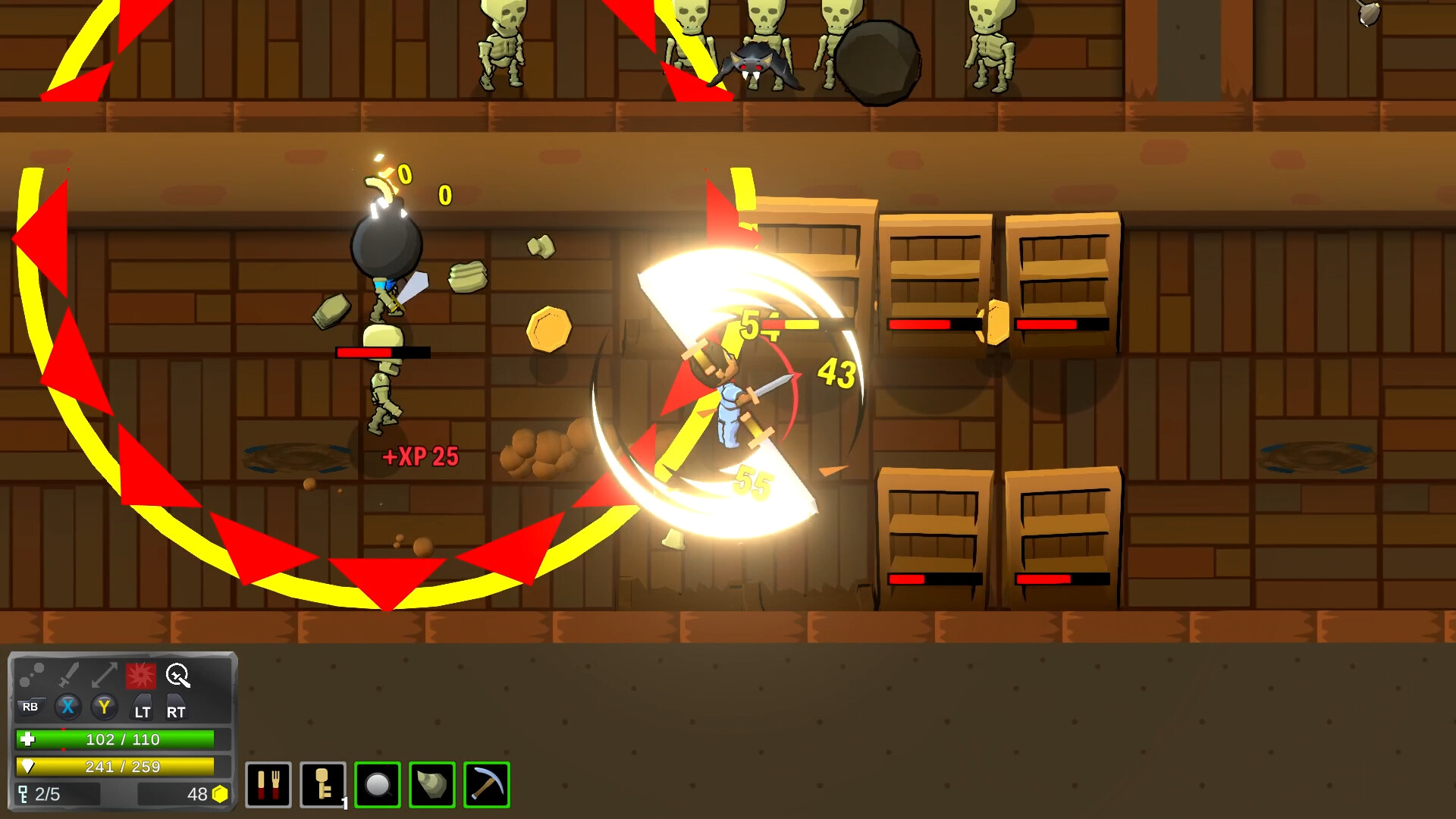 Monster Crawl: Warrior - Screenshot 1