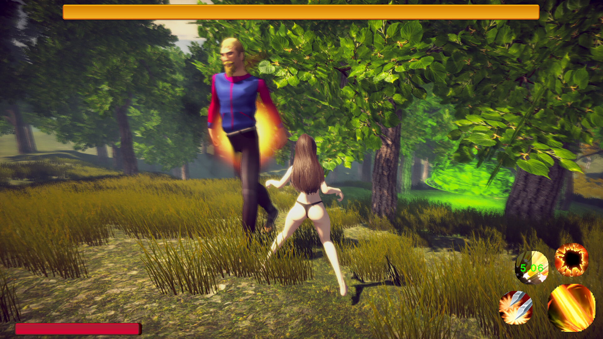 Cute girl with uncle's leisure time - Screenshot 5