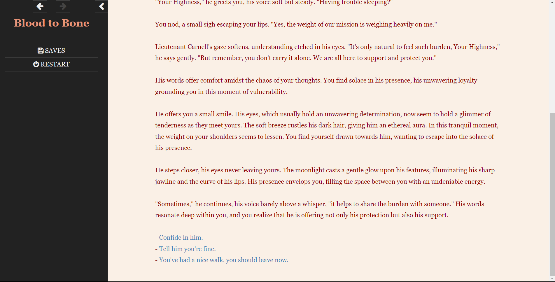 Blood to Bone - Screenshot 2