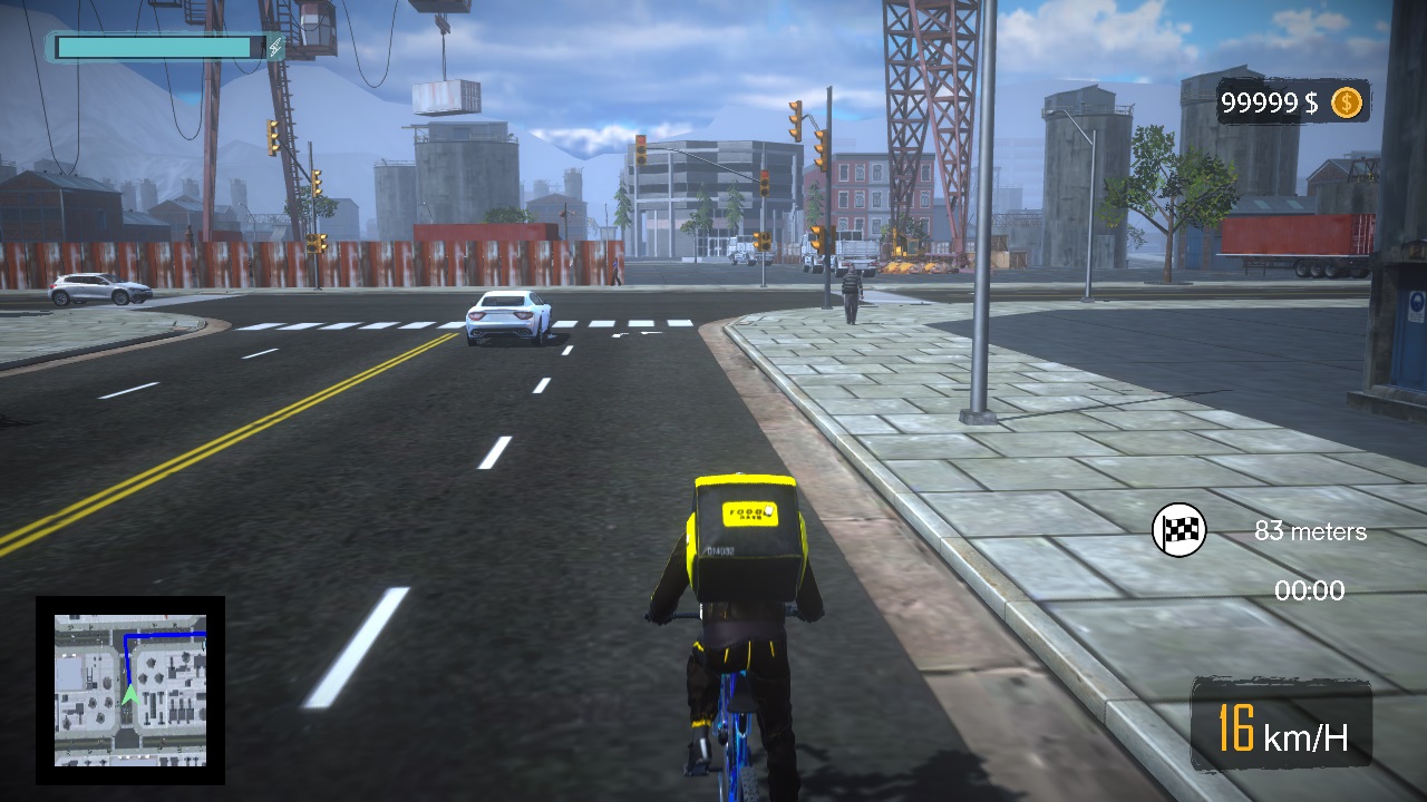 Bike Courier: Bistro Express Delivery - Screenshot 2