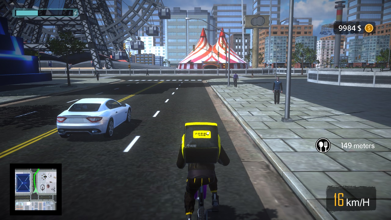 Bike Courier: Bistro Express Delivery - Screenshot 3