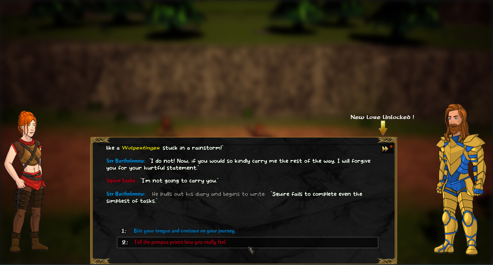 Blade's Burden - Screenshot 1