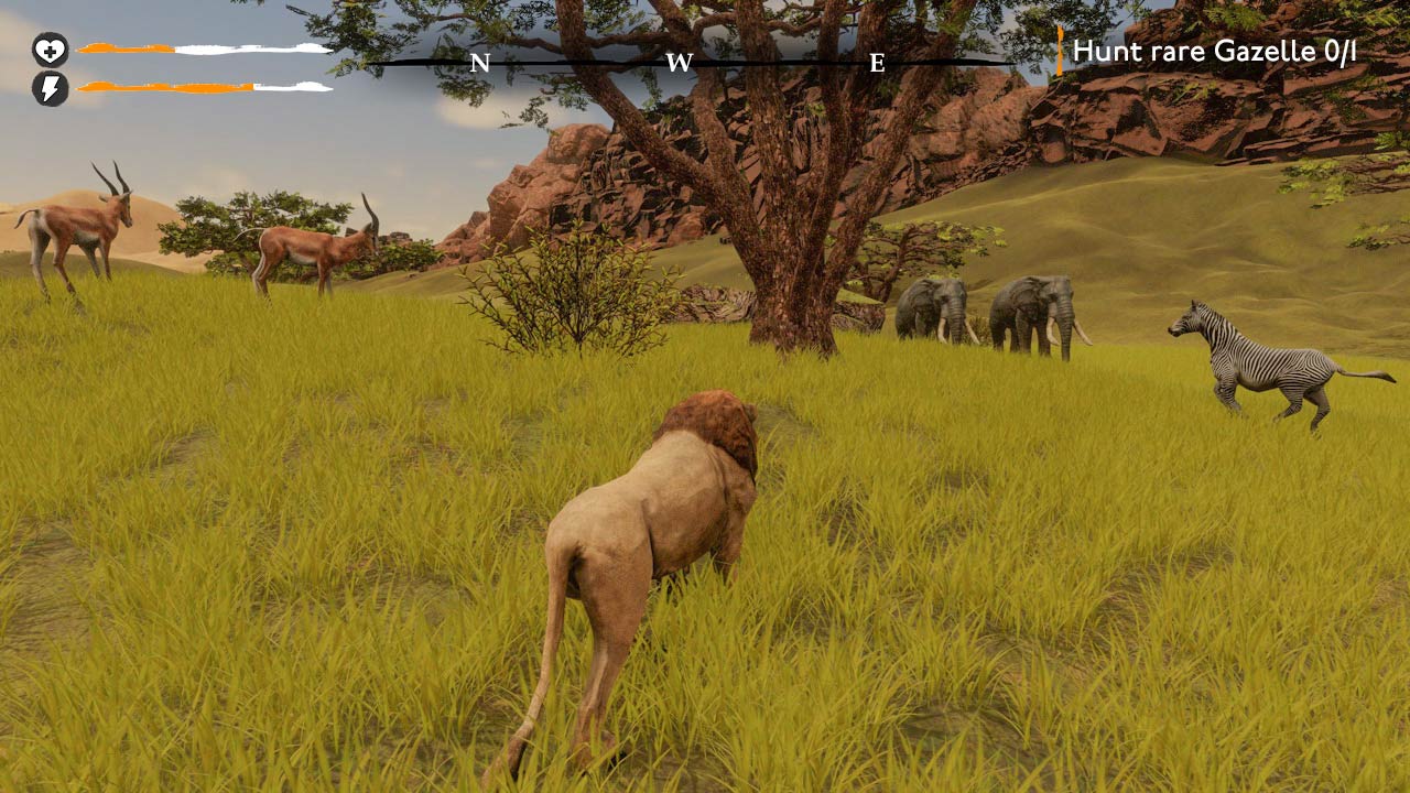 Lion Simulator Survival: RPG Animal Battle - Screenshot 1