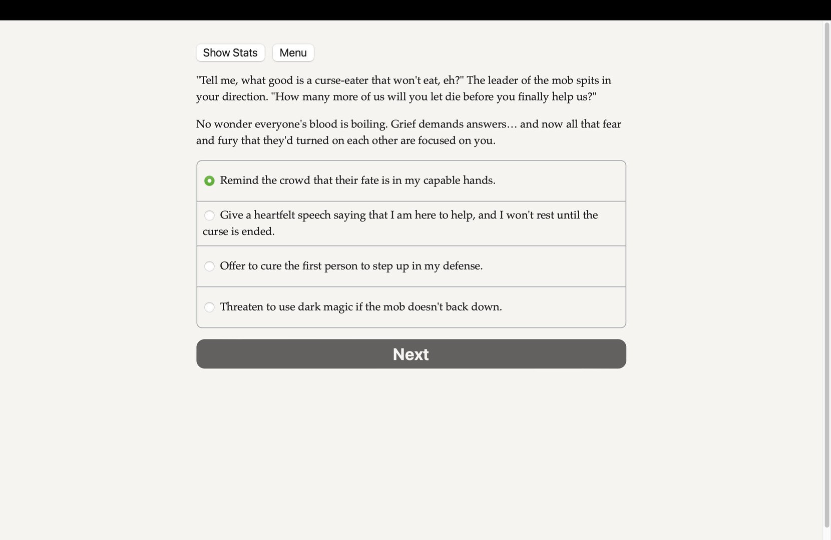Shadow of the Curse-Eater - Screenshot 2