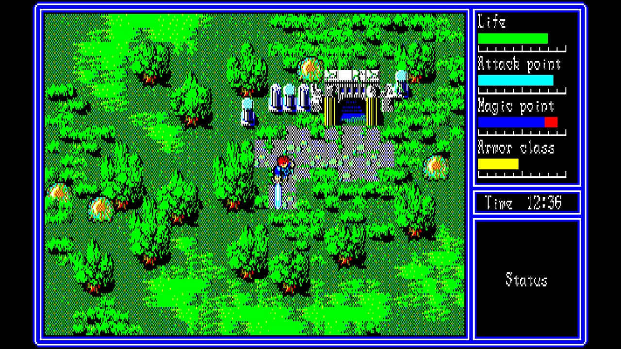 Eggconsole Hydlide3 PC-8801mkIISR - Screenshot 1