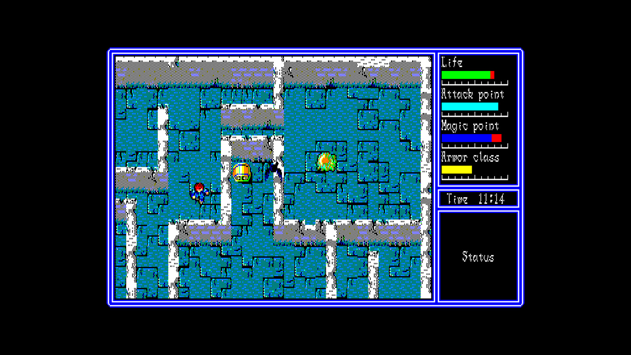 Eggconsole Hydlide3 PC-8801mkIISR - Screenshot 4