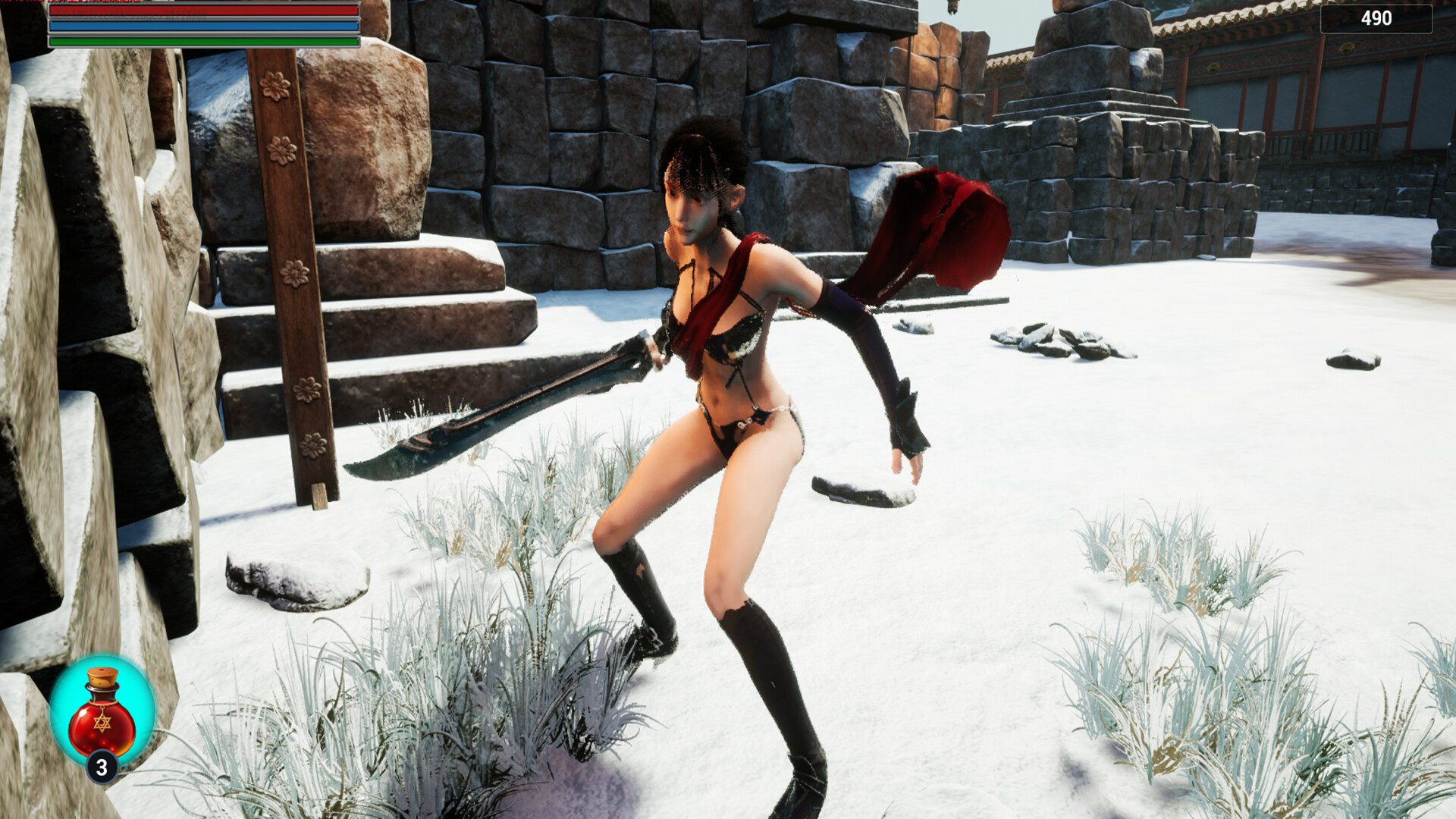 Dragon Warrior Girl - Screenshot 1