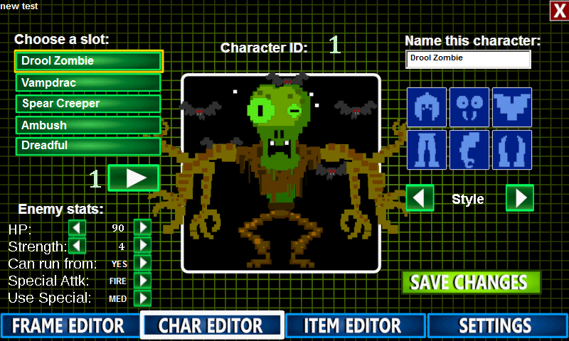 8-Bit RPG Creator: Zombies Attack! - Screenshot 3