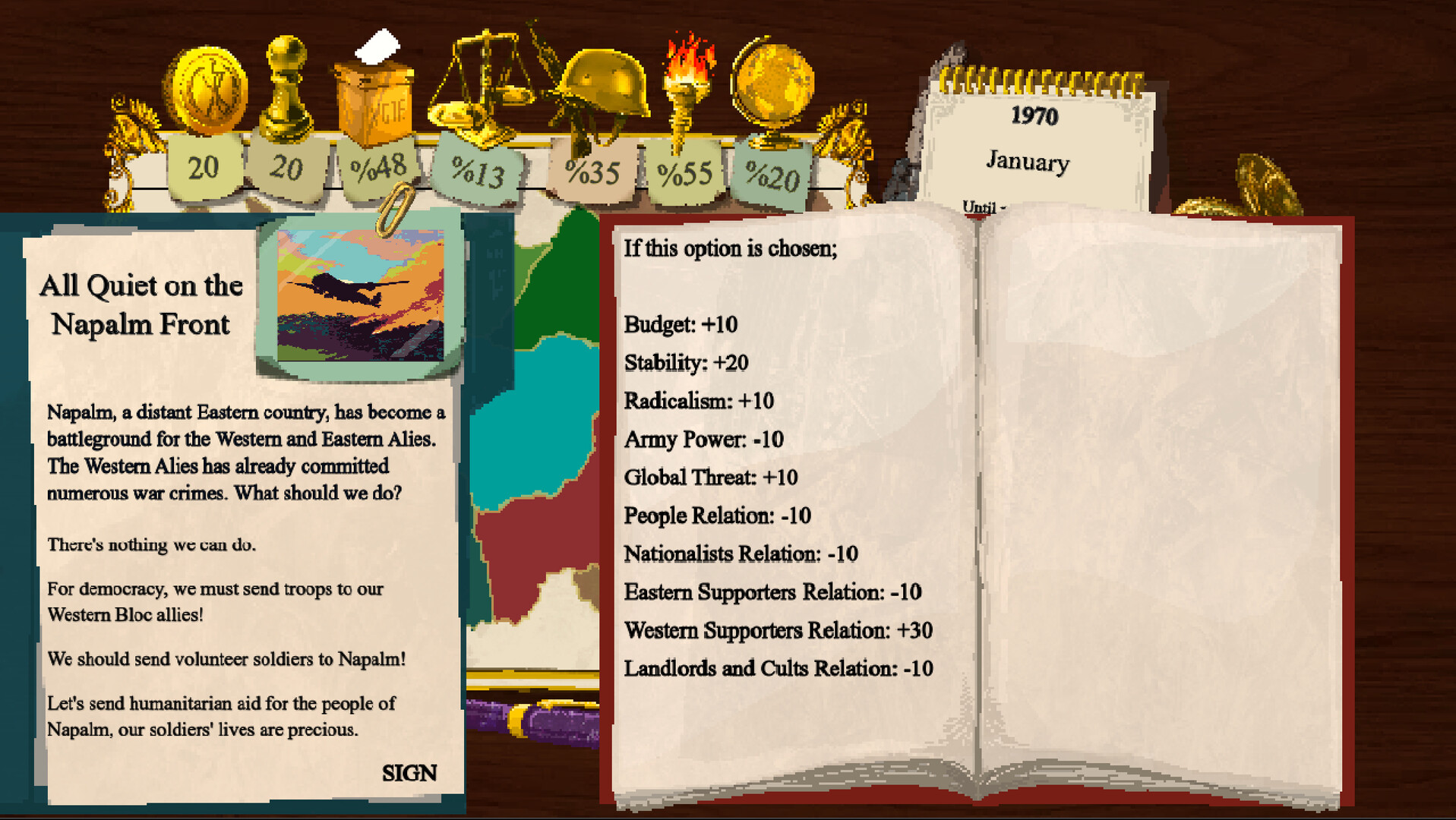 Statecraft: Corrupted Democracy - Screenshot 1