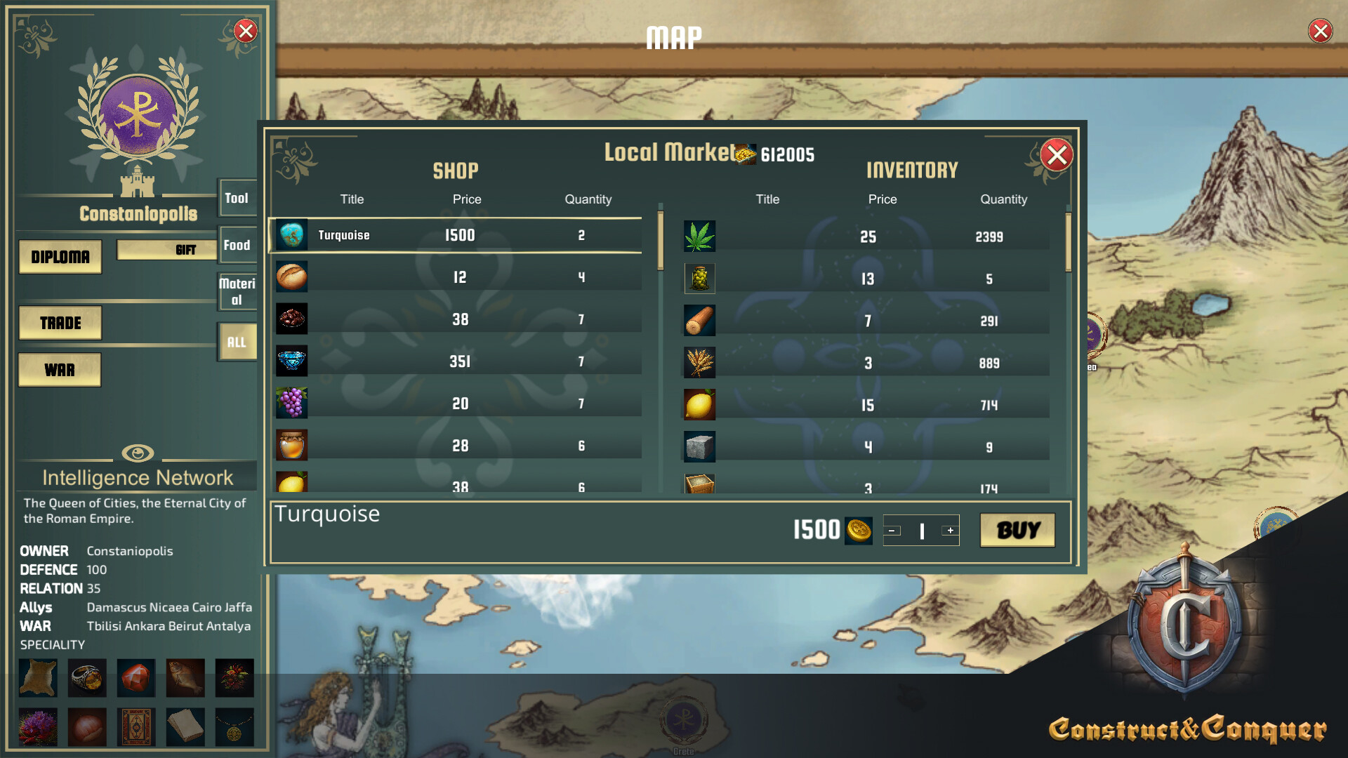 Construct&Conquer: The Levant in the 12th Century - Screenshot 1